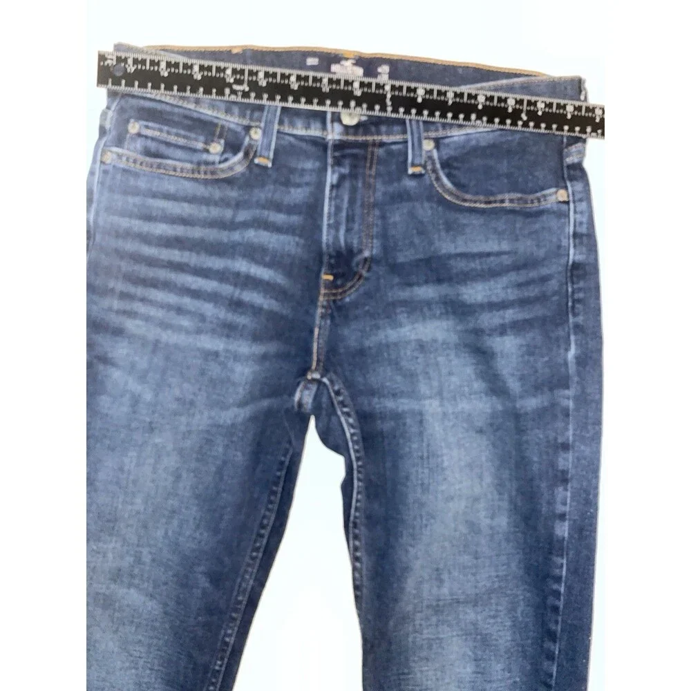 Hollister Slim Straight Jeans Epic Flex Dark Wash 29x34